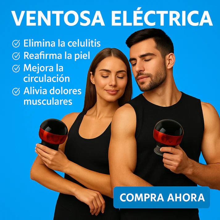 VENTOSA ELECTRICA ANTICELULITIS - RECUPERACION MUSCULAR